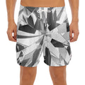 Diamond Print Men's Split Running Shorts