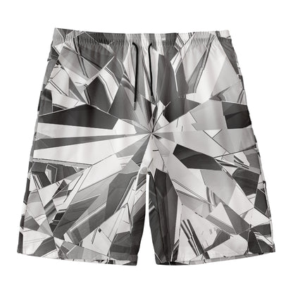Diamond Print Men's Swim Trunks