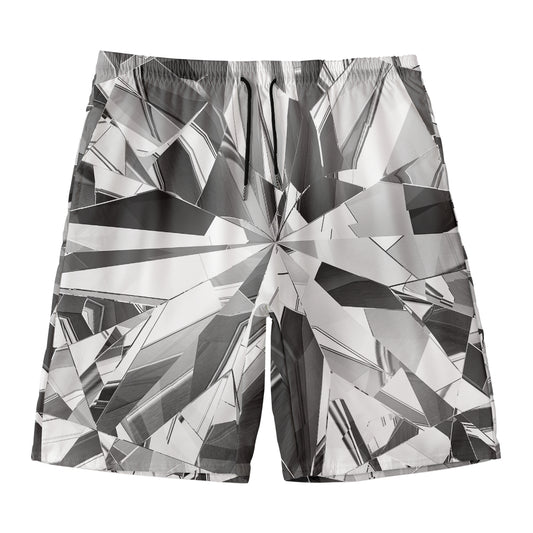 Diamond Print Men's Swim Trunks