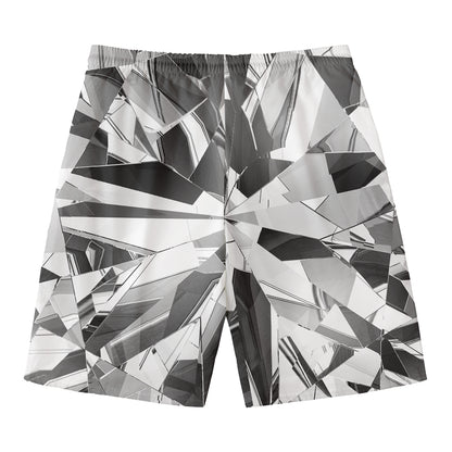 Diamond Print Men's Swim Trunks
