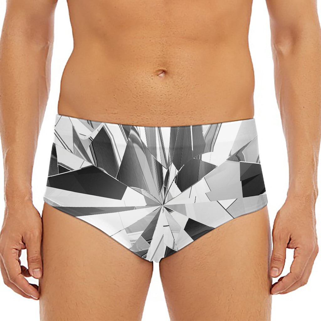 Diamond Print Men's Triangle Swim Briefs