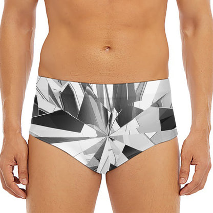 Diamond Print Men's Triangle Swim Briefs
