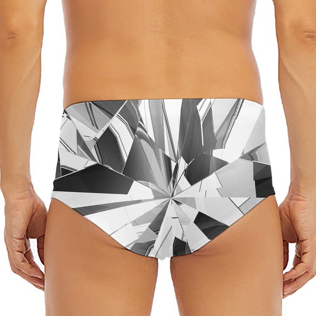 Diamond Print Men's Triangle Swim Briefs