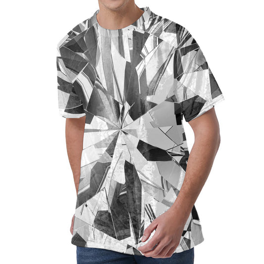 Diamond Print Men's Velvet T-Shirt