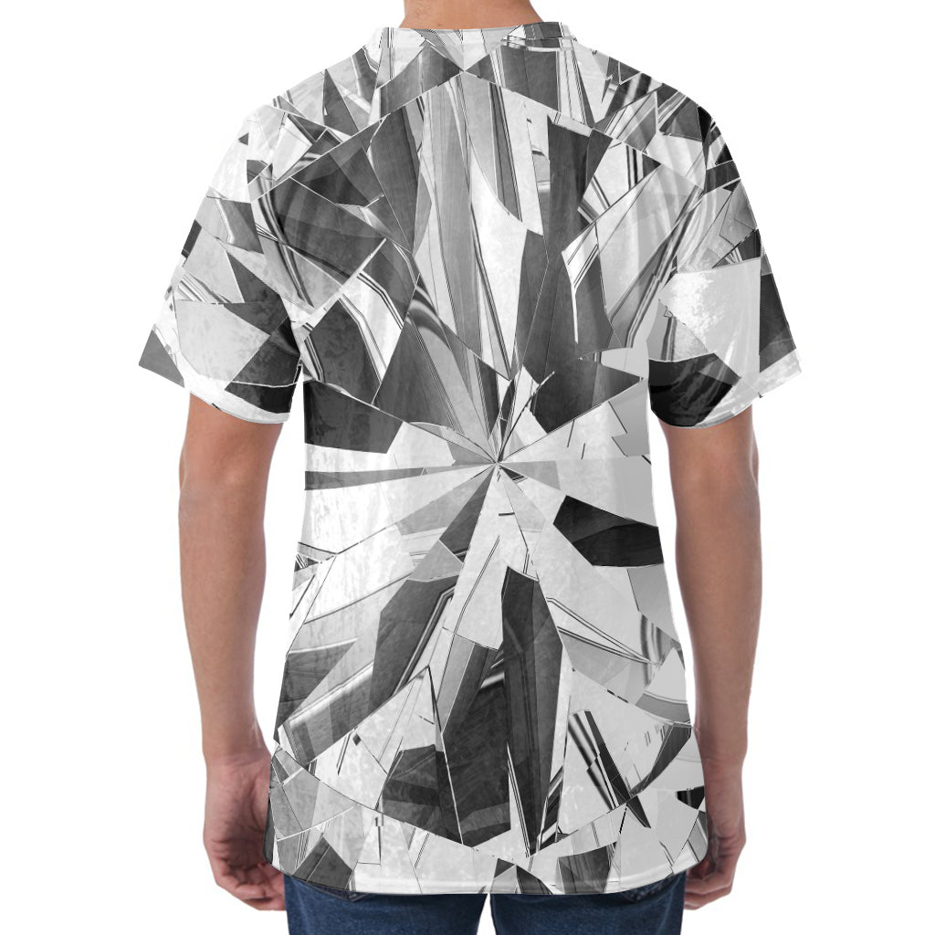Diamond Print Men's Velvet T-Shirt