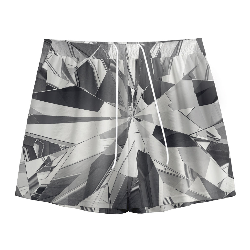 Diamond Print Mesh Shorts