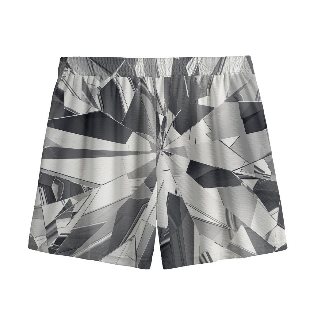 Diamond Print Mesh Shorts