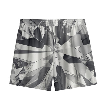 Diamond Print Mesh Shorts
