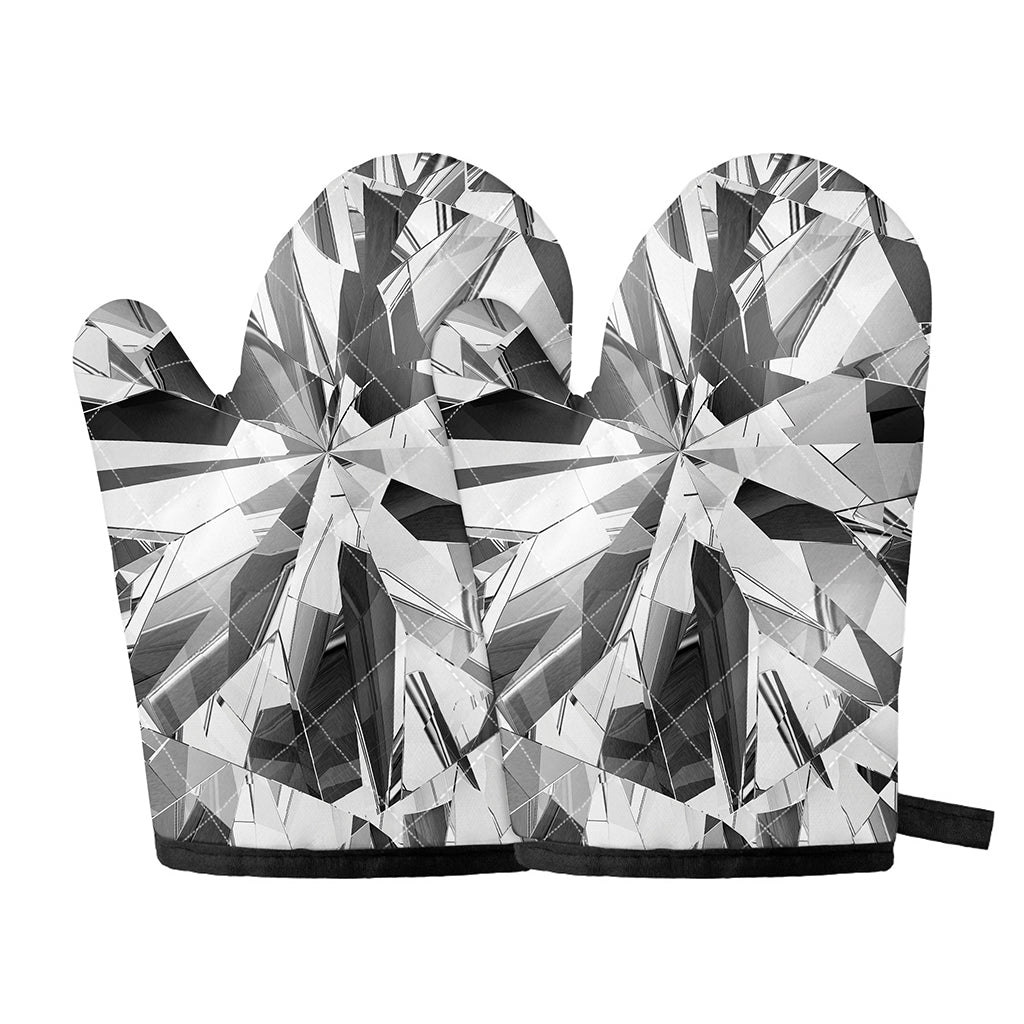 Diamond Print Oven Mitts