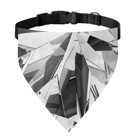 Diamond Print Over The Collar Dog Bandana