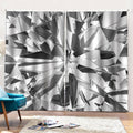 Diamond Print Pencil Pleat Curtains