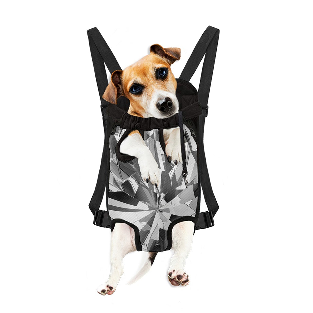 Diamond Print Pet Carrier Backpack