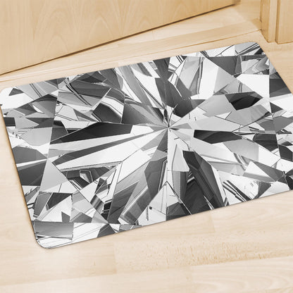 Diamond Print Polyester Doormat