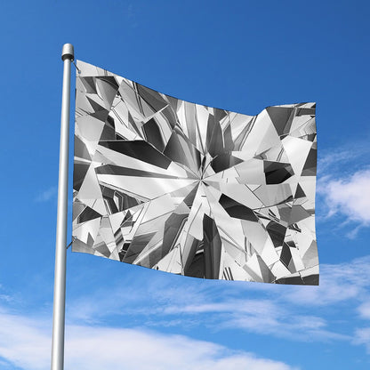 Diamond Print Polyester Flag