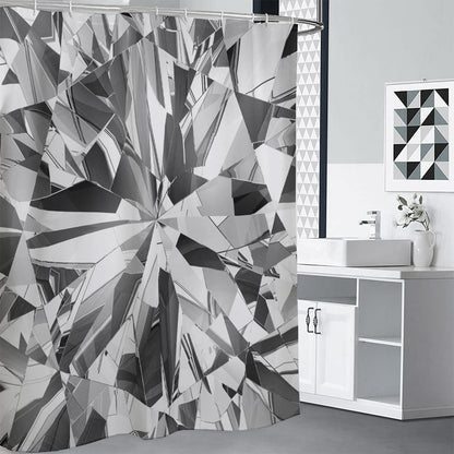 Diamond Print Premium Shower Curtain