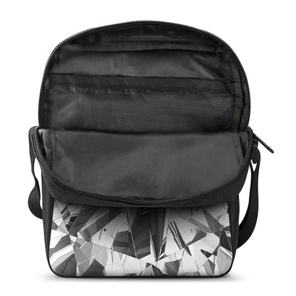 Diamond Print Rectangular Crossbody Bag