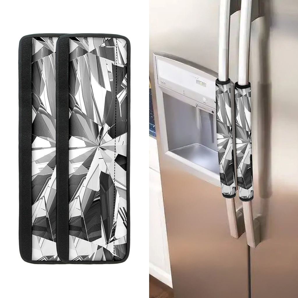 Diamond Print Refrigerator Handle Covers