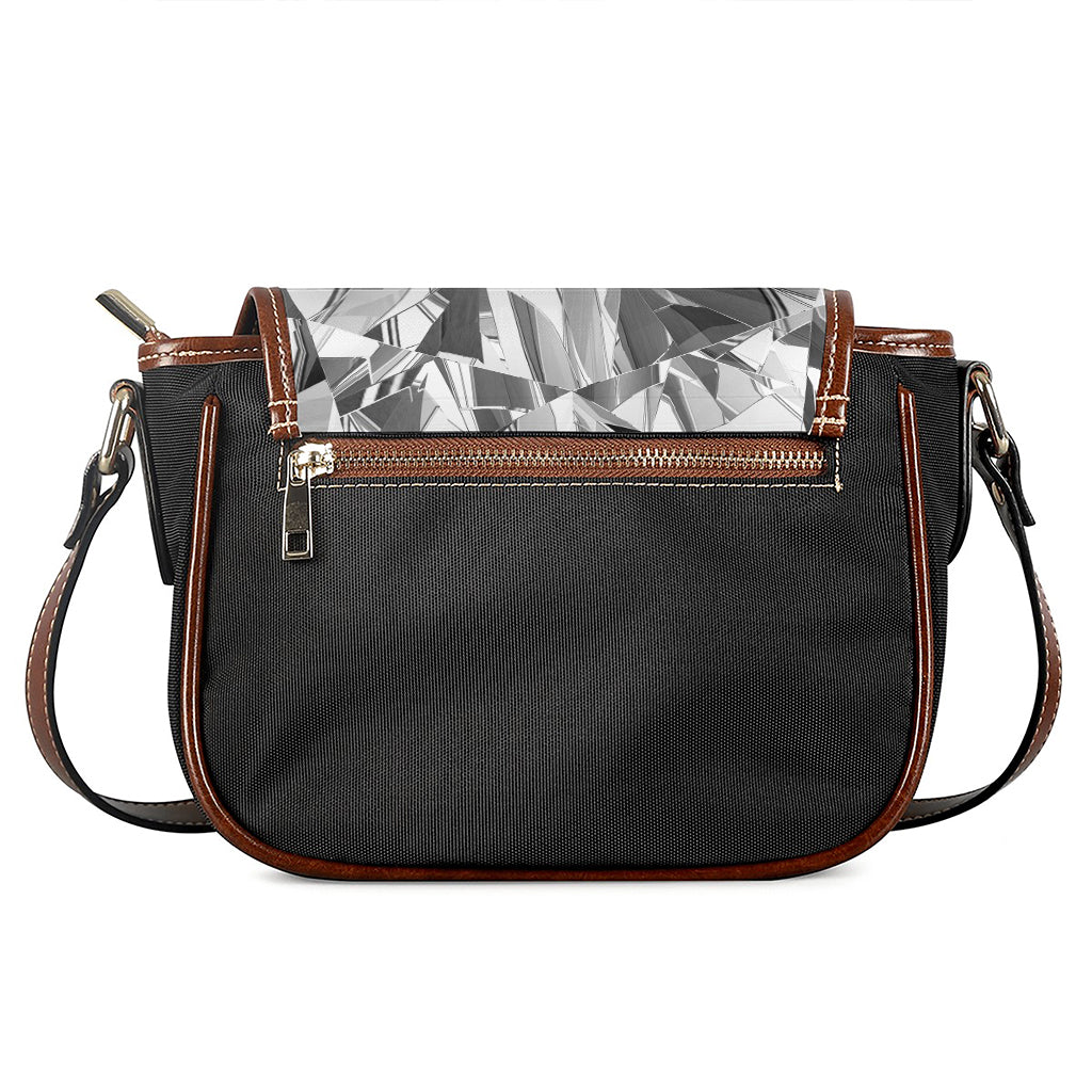 Diamond Print Saddle Bag