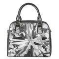 Diamond Print Shoulder Handbag