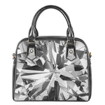 Diamond Print Shoulder Handbag
