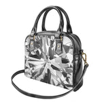 Diamond Print Shoulder Handbag