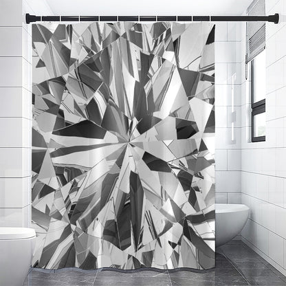 Diamond Print Shower Curtain