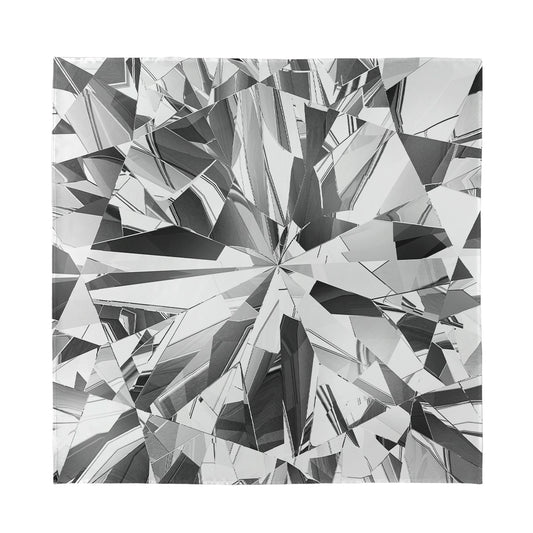 Diamond Print Silk Bandana