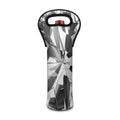 Diamond Print Single Neoprene Wine Tote