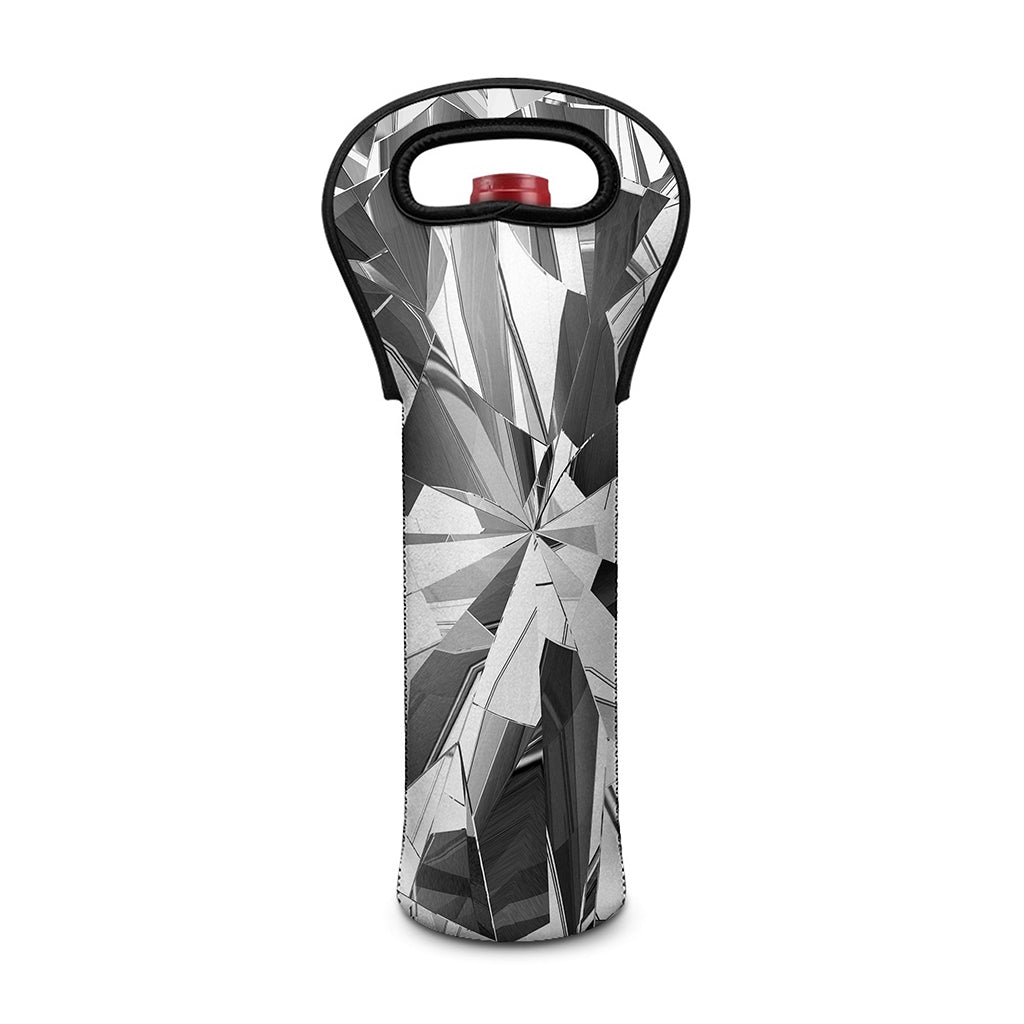 Diamond Print Single Neoprene Wine Tote