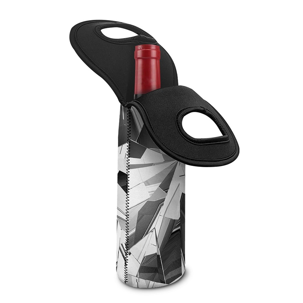 Diamond Print Single Neoprene Wine Tote