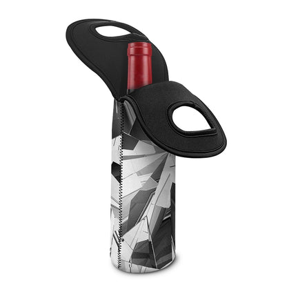 Diamond Print Single Neoprene Wine Tote