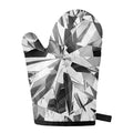 Diamond Print Single Oven Mitt