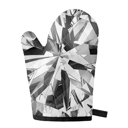 Diamond Print Single Oven Mitt
