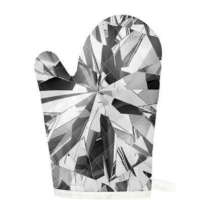 Diamond Print Single Oven Mitt
