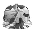 Diamond Print Snapback Cap