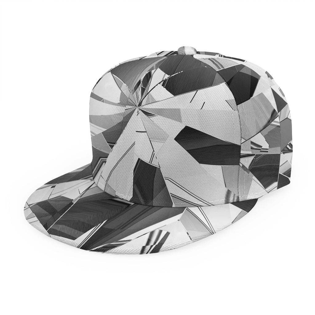 Diamond Print Snapback Cap