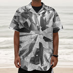 Diamond Print Textured Short Sleeve Shirt