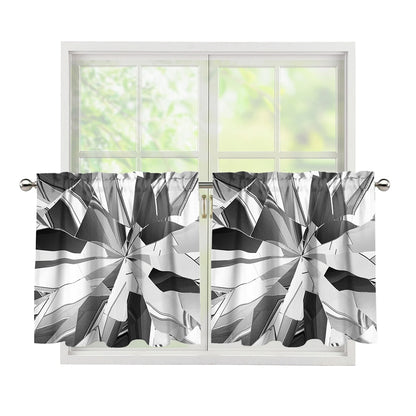 Diamond Print Tier Curtains
