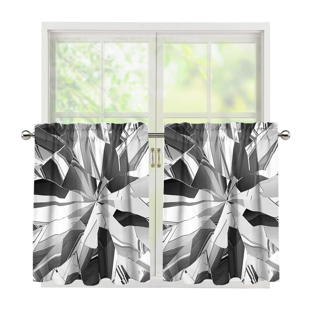 Diamond Print Tier Curtains