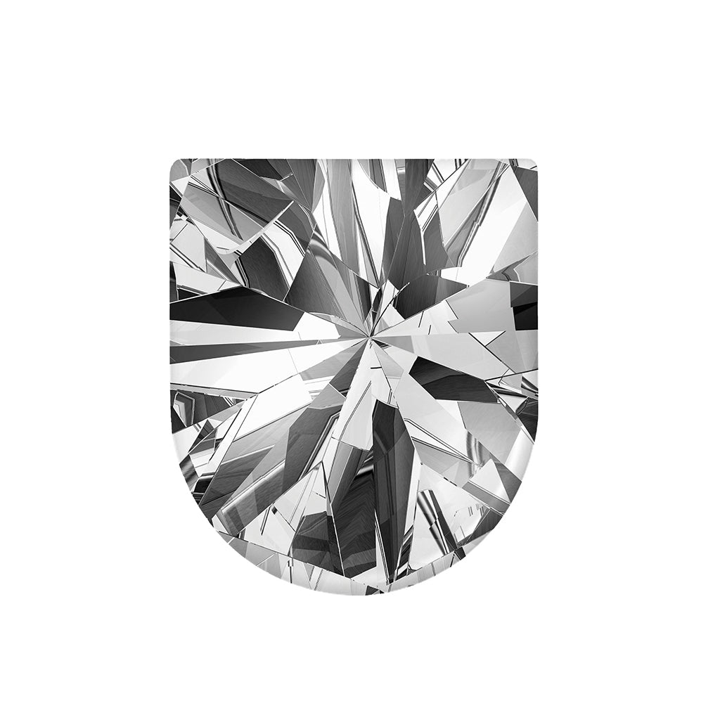 Diamond Print Toilet Lid Cover