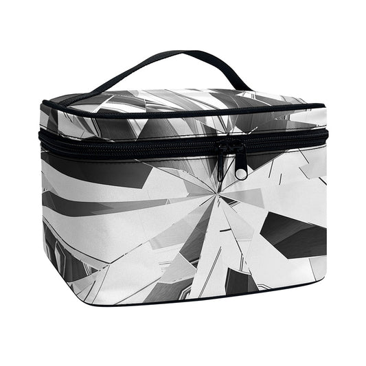 Diamond Print Travel Makeup Bag