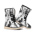 Diamond Print Winter Boots