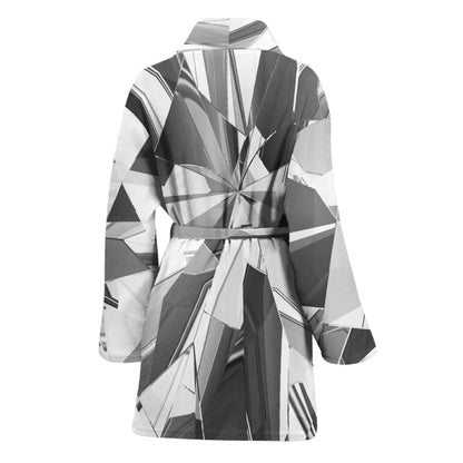 Diamond Print Women's Bathrobe
