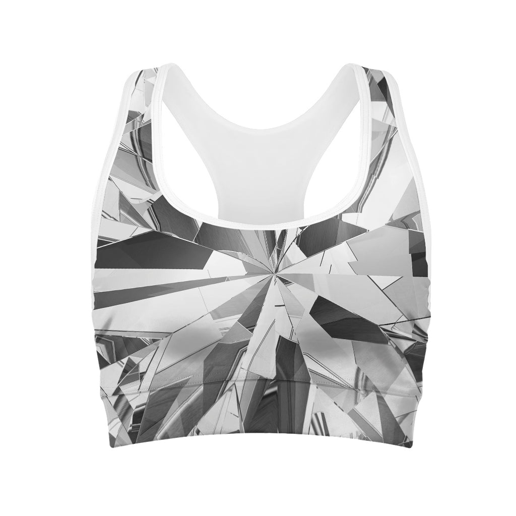 Diamond Print Women's Sports Bra