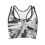 Diamond Print Women's Sports Bra