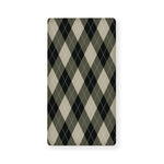 Diamond Shapes Argyle Pattern Print Baby Crib Sheet