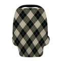 Diamond Shapes Argyle Pattern Print Baby Seat Cover