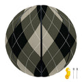 Diamond Shapes Argyle Pattern Print Basketball