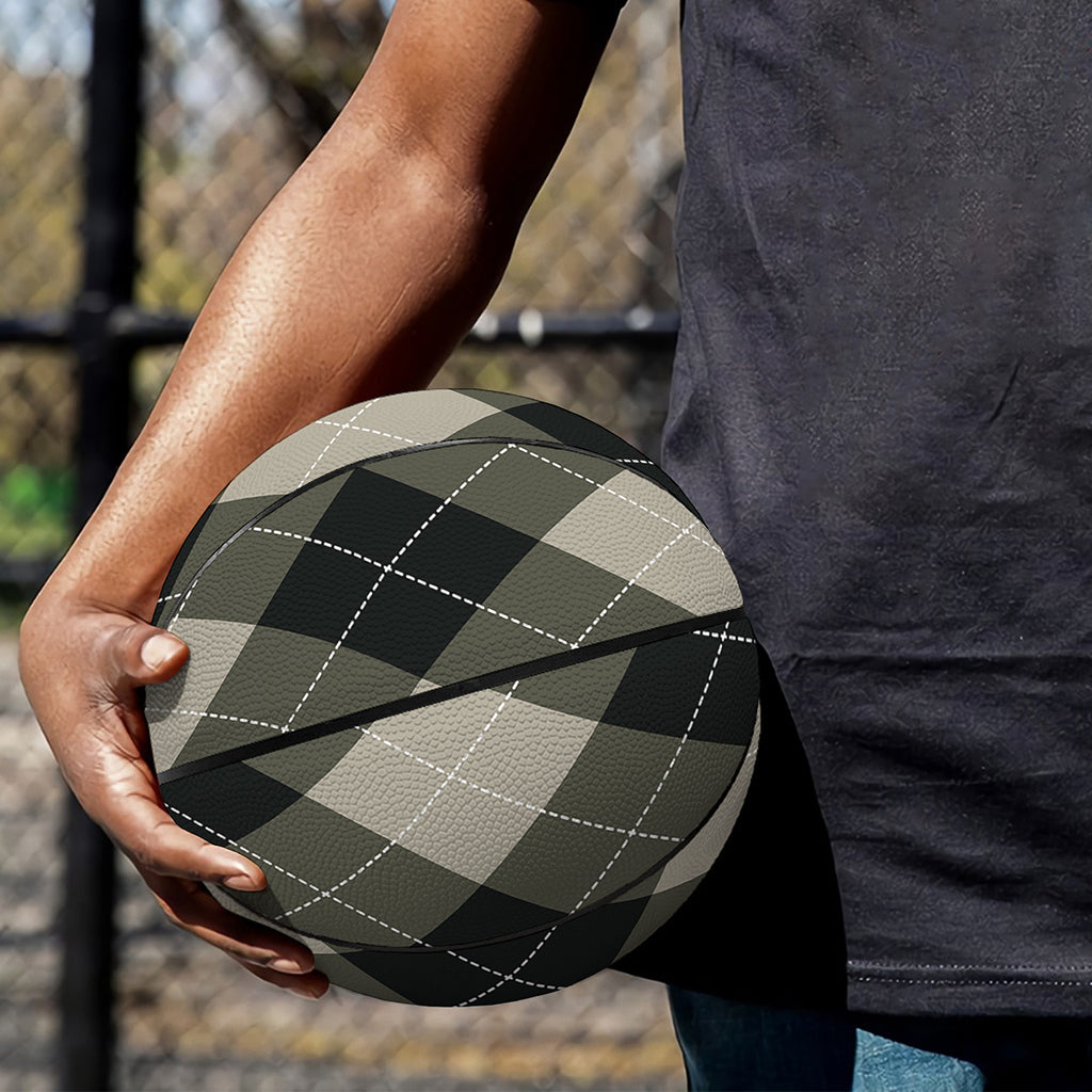 Diamond Shapes Argyle Pattern Print Basketball