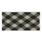 Diamond Shapes Argyle Pattern Print Beach Towel